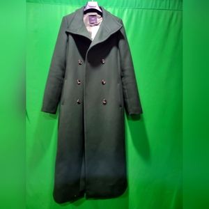 Mango Abrigo Sirenita Woolen Coat w/ Belt